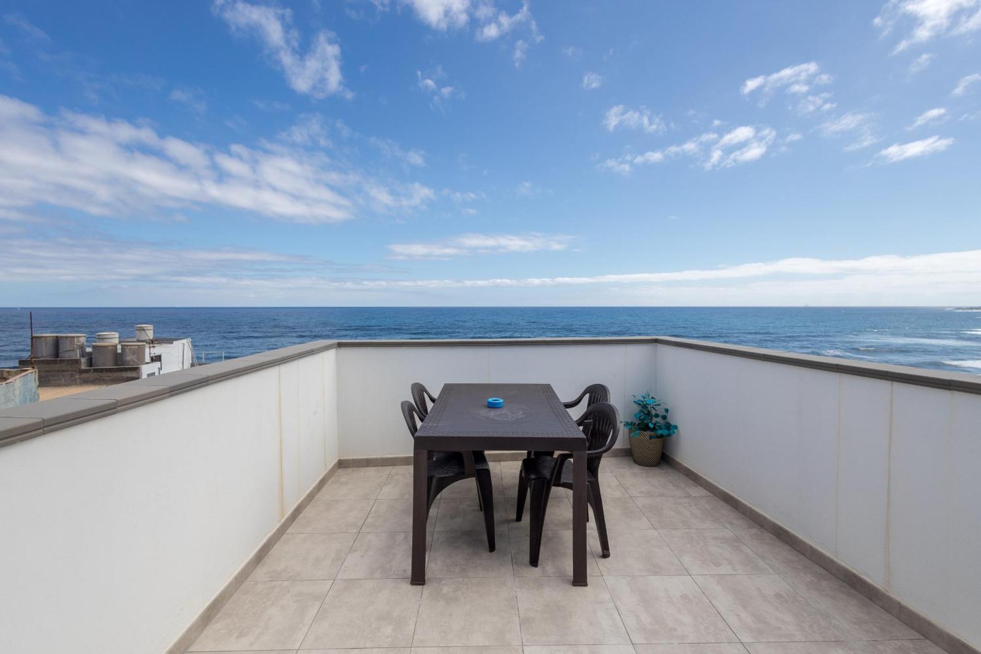 Costa Norte San Andres Studio Con Terraza Compartida Vista Al Mar Trapiche (Las Palmas) ภายนอก รูปภาพ
